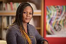 Nathalie Hounvo Yèkpè en 2021 au festival des Zébrures à Limoges.