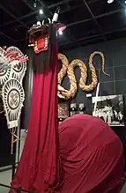 Ushi-oni (char du festival d'Uwajima) au National Museum of Ethnology d'Osaka