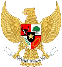 Garuda en tant qu'emblème national de l'Indonésie.