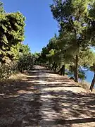 Promenade menant de Nauplie à Karathóna.