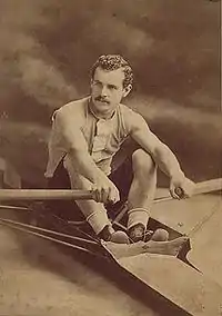 Le rameur Ned Hanlan en 1876