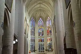 Détail des vitraux.