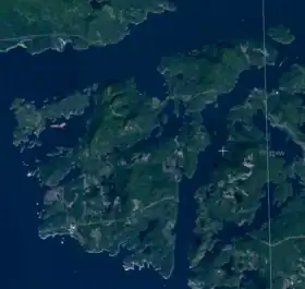 Situation de l'île Nelson.