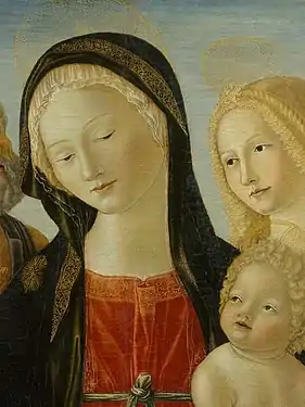 Madonna col Bambino tra i santi Girolamo e Maddalena, (c. 1490, Metropolitan Museum of Art).