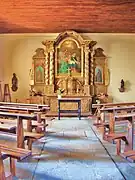 Intérieur de la chapelle Saint-Ursin.