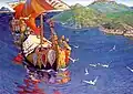 Nicolas Roerich, Des visiteurs venus d'outre-mer (1901);