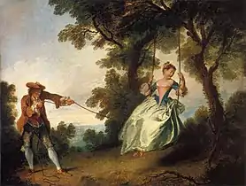 Nicolas Lancret, L'Escarpolette, vers 1735.