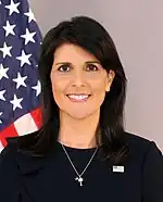 Nikki Haley, gouverneure de Caroline du Sud de 2011 à 2017.