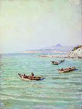 Bord de mer. 1917.Musée d'art de Iaroslavl.