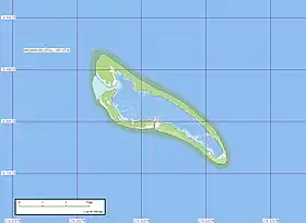 Carte de Nikumaroro.