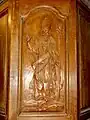 Chaire à prêcher, bas-relief - saint Germain.