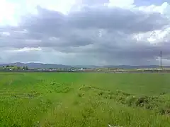 Le nord de l'agglomération.