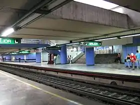 Quai de la station.