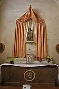 Chapelle du Rosaire, autel Notre-Dame-du-Précieux-Sang.