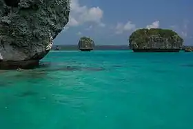 Baie d'Upi à l'Île des Pins.