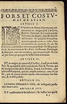 Copie en noir et blanc d'un livre ancien.