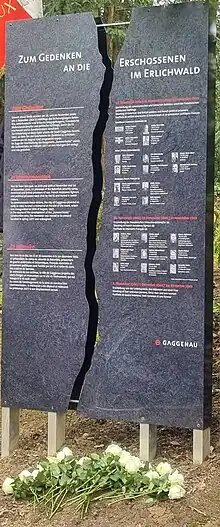 Stèle inaugurée le 30 avril 2023.