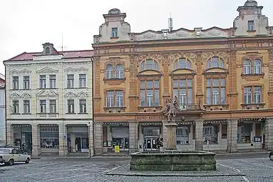 Nová Paka : hôtel Central.
