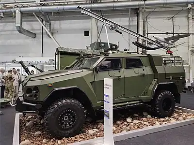 Novator équipé d'un Leleka-100.