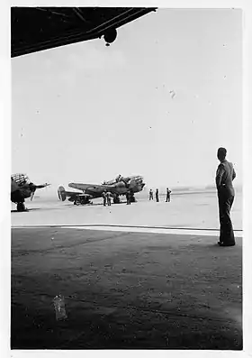 Deux Potez 63 sur la piste en 1942.