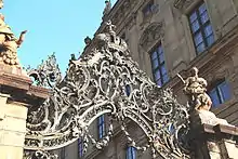 Johann Georg Oegg, Entrée nord de la Résidence de Wurtzbourg