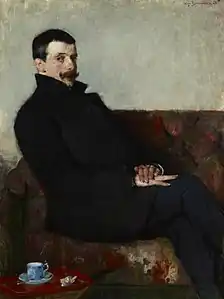Portrait du peintre Paul Nauen (1893), musée national de Cracovie.
