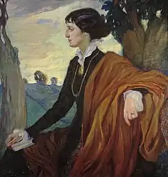 Anna Akhmatova, Olga Della-Vos-Kardovskaïa (1914).