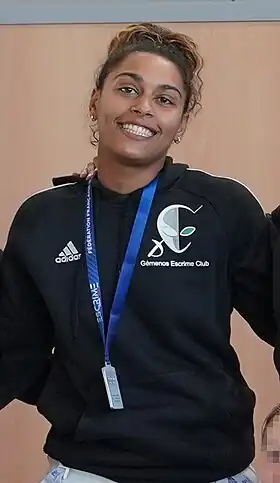 Margaux Rifkiss aux Championnats de France d'escrime 2023