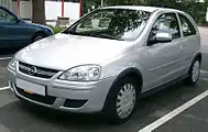 Opel Corsa trois portes (2003–2006)