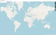 La carte mondiale d'OpenStreetMap