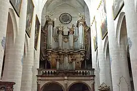Détail de l'orgue.