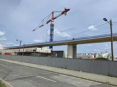 Chantier en juin 2023.