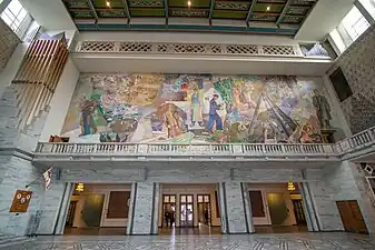 Hôtel de ville d'Oslo, site des cérémonies du prix Nobel de la paix