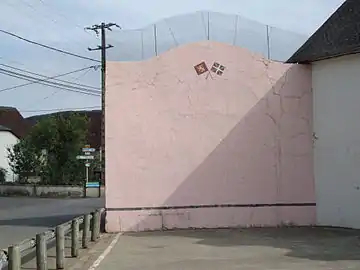 Le fronton d'Ossas.