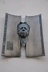 Plaque commémorative à Kolín.