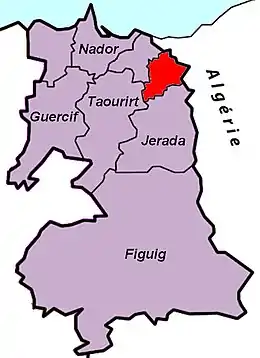 Carte de la circonscription.