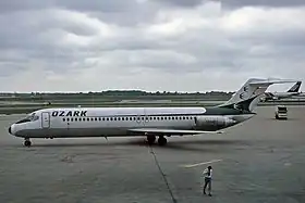 N994Z, le Douglas DC-9 impliqué dans l'accident, ici photographié en septembre 1979.