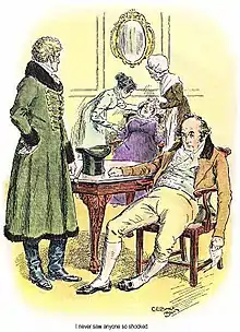 Un homme effondré, une femme évanouie, sous l'œil du porteur de mauvaises nouvelles