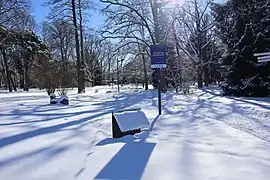 Pärnu Rannapark, vue depuis le carrefour Supeluse-Tammsaare