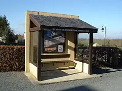 L'arrêt de bus L'Aile Bleue en 2012.