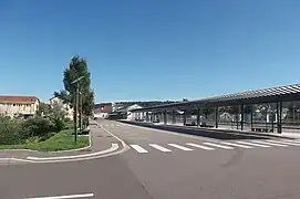 Le pôle d'échanges multimodal.