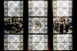 Vitrail XVIe siècle (médaillons).
