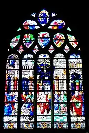 Incrédulité de saint Thomas (XVIe siècle), verrière.