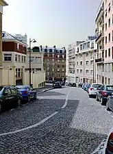 Rue vue du No 9 vers la rue Croulebarbe.