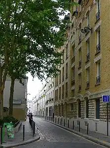 Vue du passage Charles-Dallery.