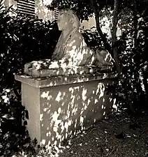 Statue de sphinx.
