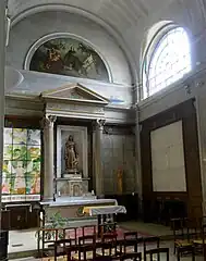 Autel de la chapelle Sainte Geneviève.