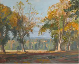 Paysage d’Île-de-France, 1890 aoûtCollection privée, Vente 2016