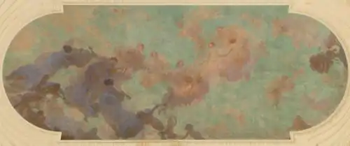 Le Triomphe de la Femme, plafond, Paris, Petit Palais.
