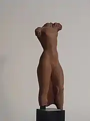 Petit torse de femme, terre cuite, 1925